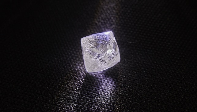 Rough diamond Russia Alrosa