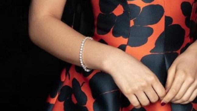 Camila Mendes diamond bracelet