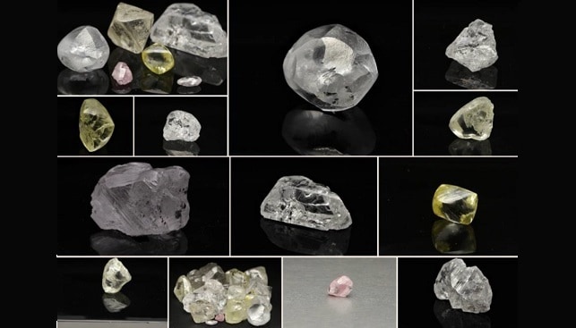 lucapa white rough diamonds