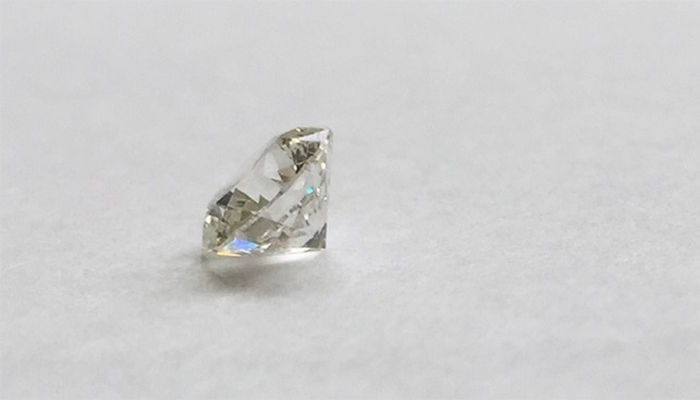 white polished diamond