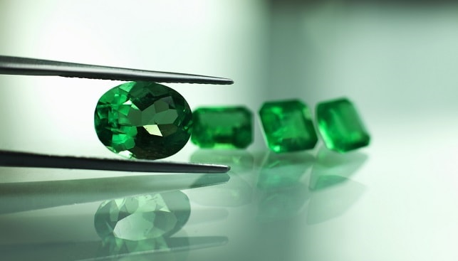 Emeralds green gemstones diamonds