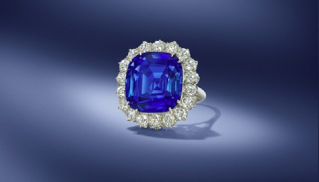 Kashmir Sapphire ring