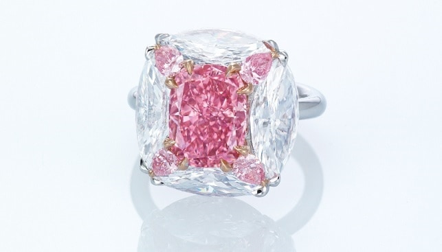 christies pink diamond ring