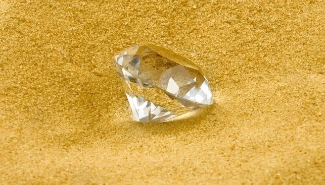 polished diamond mining research
