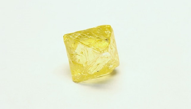 47.61 carat deep lemon yellow diamond by AGD