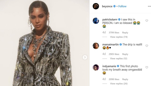 Beyoncé Diamonds dress jewelry