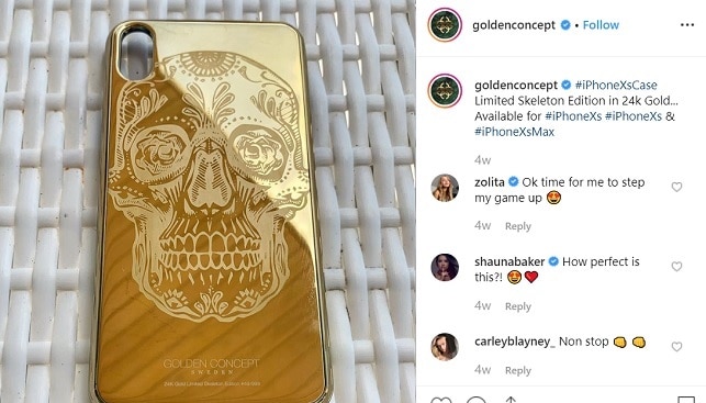 golden concept gold iphone