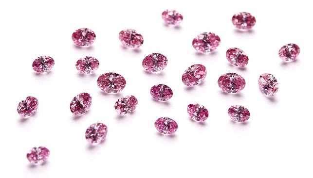 pink red diamonds australia