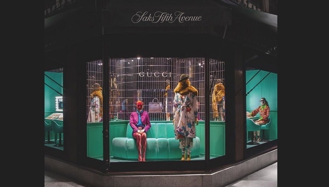 saks new york luxury store