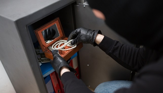 thief jewelry vault robbery