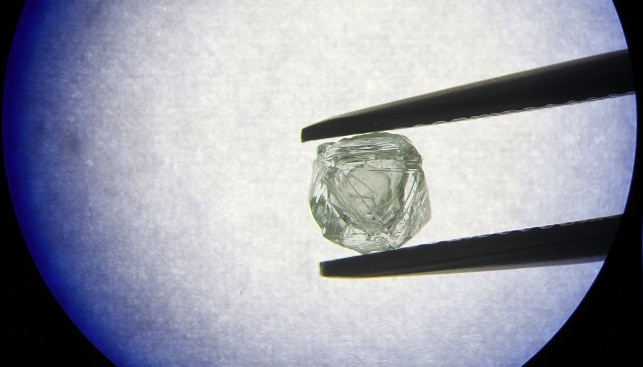 Russia diamond within a diamond
