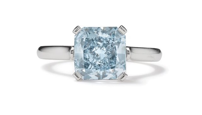 blue diamond ring tiffany