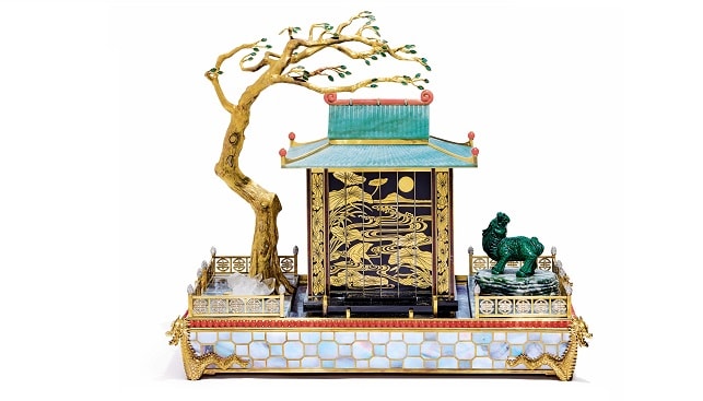 Cartier, Le Temple Chinois Au Dragon Mystery Clock
