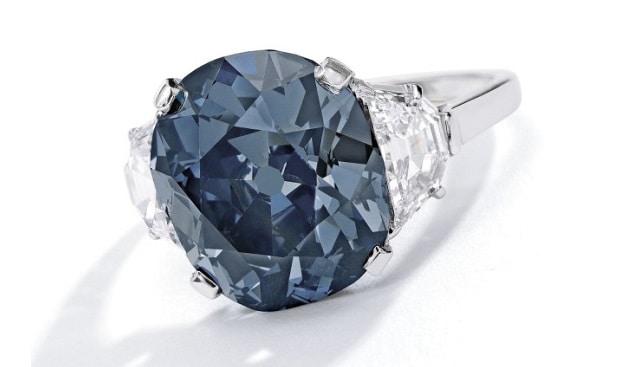 the indian blue diamond ring