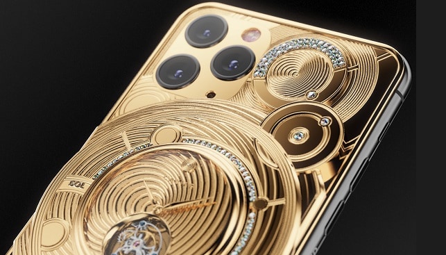 caviar gold diamonds iphone