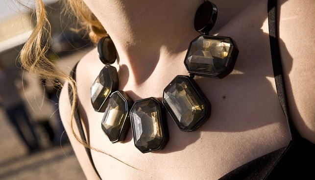 Chunky necklace - fashion jewelry trend