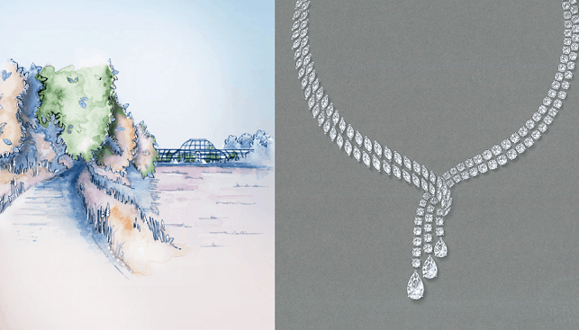 Thames Path necklace London by De Beers  Real diamond necklace, Diamond  jewelry designs, Jewelry