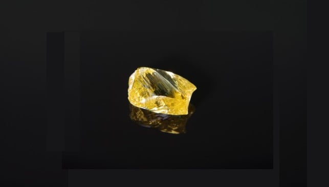 alrosa color yellow diamond