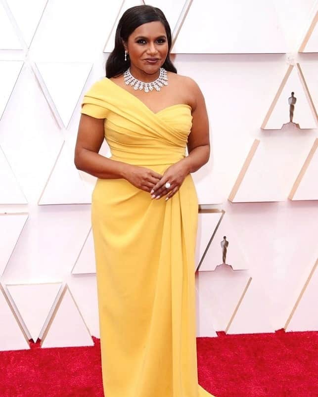 Mindy Kaling diamonds oscars