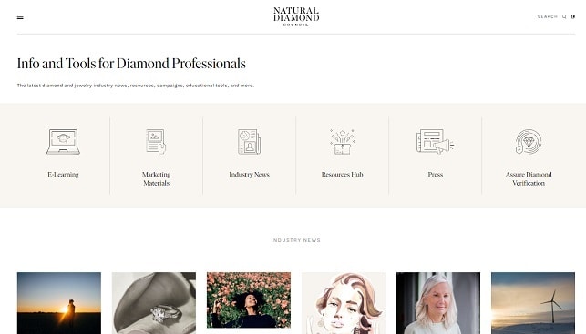 natural diamonds council website