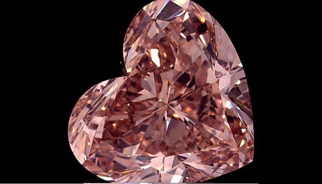 polished pink diamond lucapa