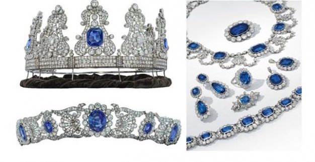 sapphires diamonds Napoleon Christies