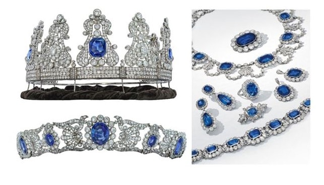 sapphires diamonds Napoleon Christies