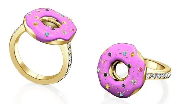 donut diamond ring simpsons