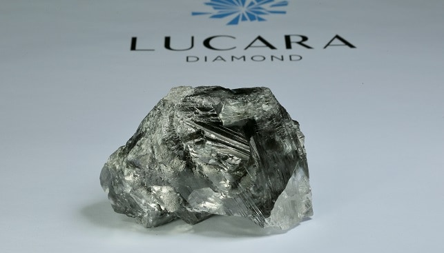 lucara 1174 carat rough diamond