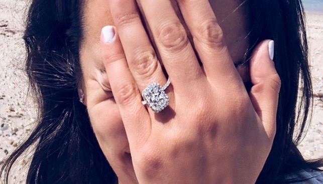 lea michele engagement ring