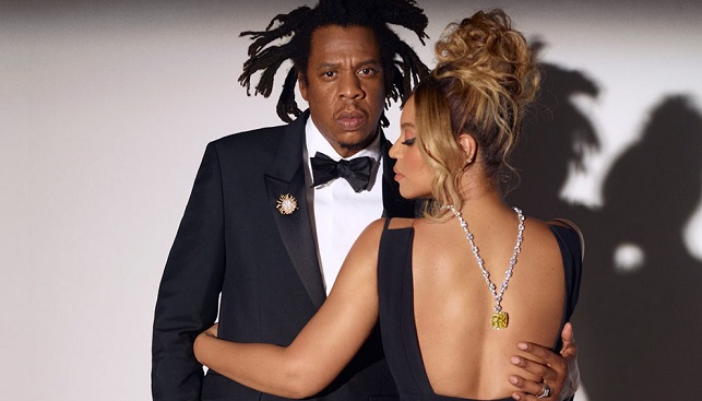 betonce jay z diamond jewelry by Tiffany&Co.