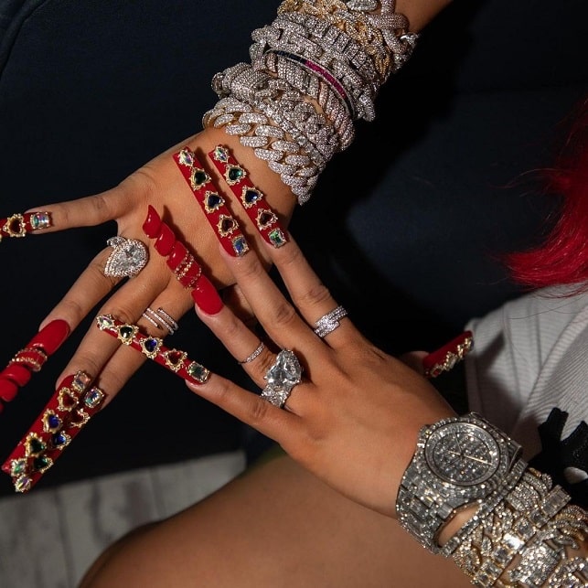 Cardi b on sale diamond ring