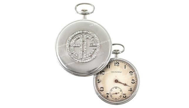 diamond encrusted pocket watch