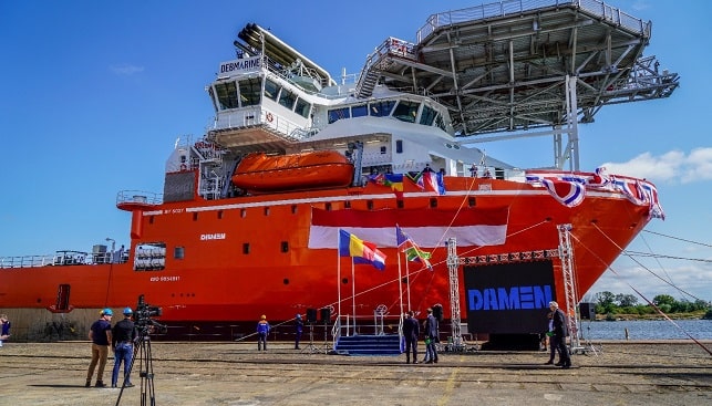 De Beers giant mining vessels