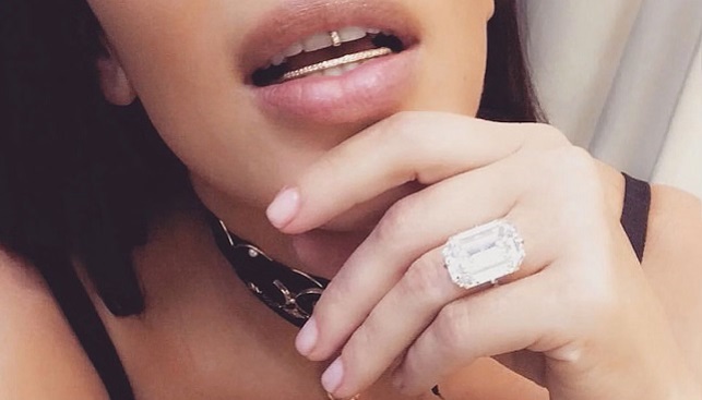 kim kardashian engagement ring