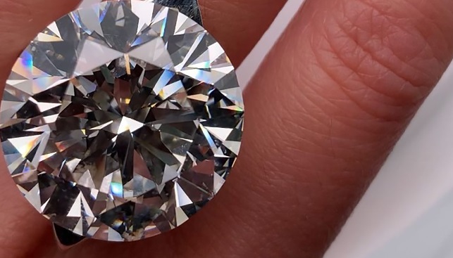 large polished diamond uk