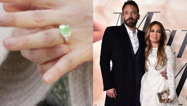 Jennifer lopez engagement on sale ring from ben