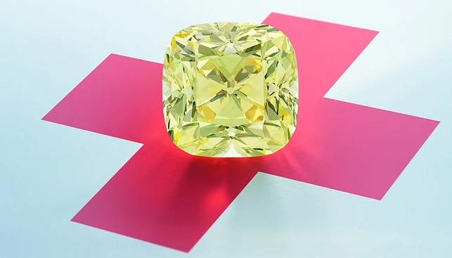 red cross yellow diamond