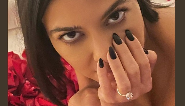 kourtney kardashian diamond engagement ring