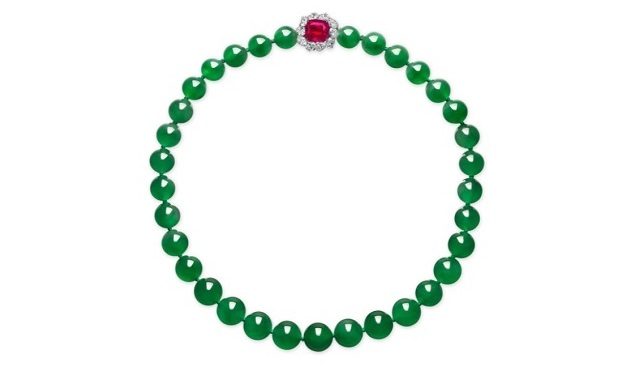 jadeite necklace diamonds christies