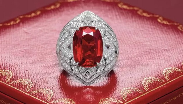 Cartier burmese Ruby Ring
