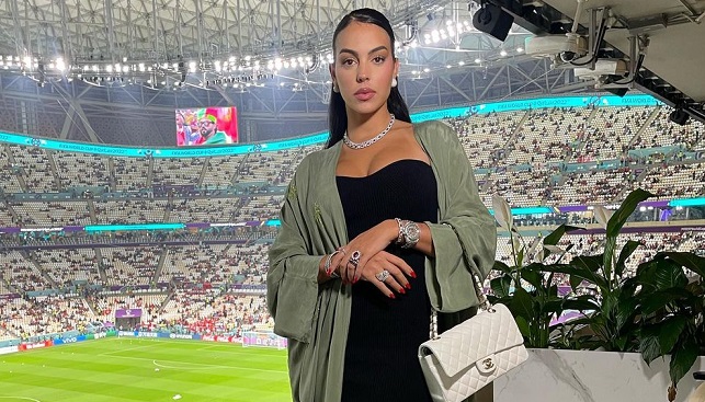 Georgina Rodriguez Sports Diamond Ring at Ronaldos Al Nassr Unveiling