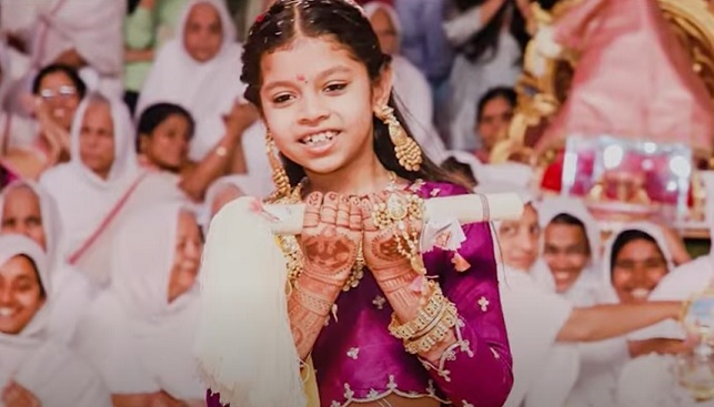 India 8 year old Rejects Diamond Millions – and Becomes a Nun