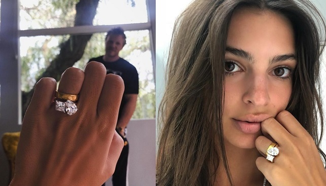 emily ratajkowski cluster ring