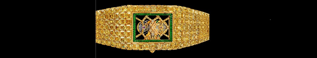 jacob yellow diamonds timepiece