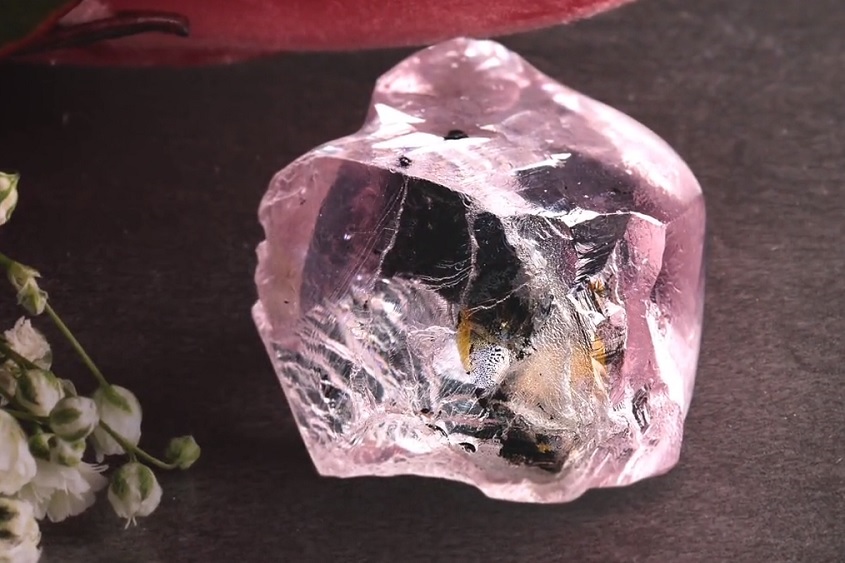 Protea Pink Diamond weighing 29.5 carat