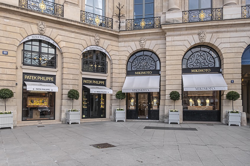 Paris jewellery store stores