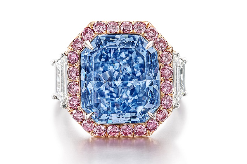 Blue diamond ring (Sothebys) Blue diamond ring (Sothebys)